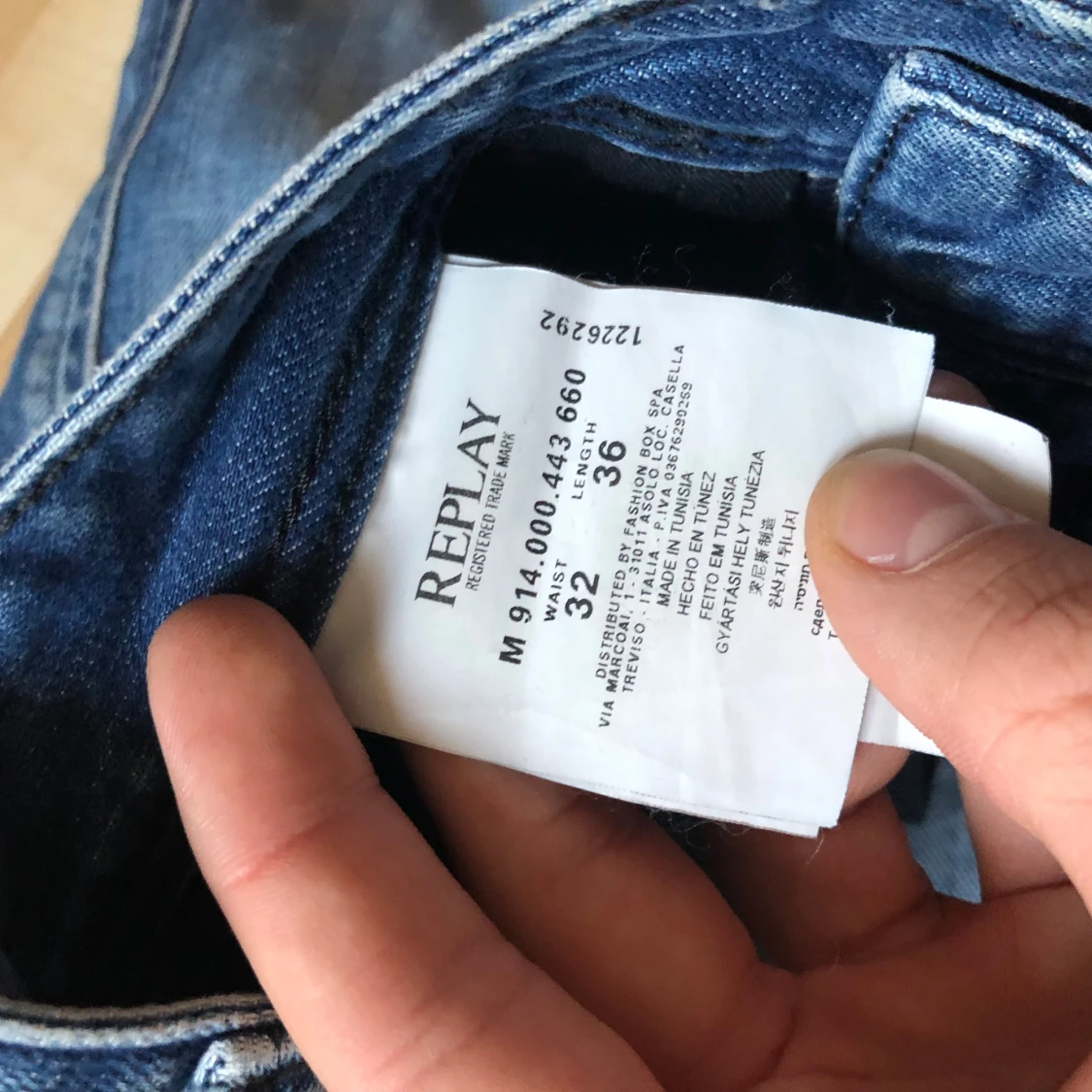 Replay Anbass jeans blå 32 - 4