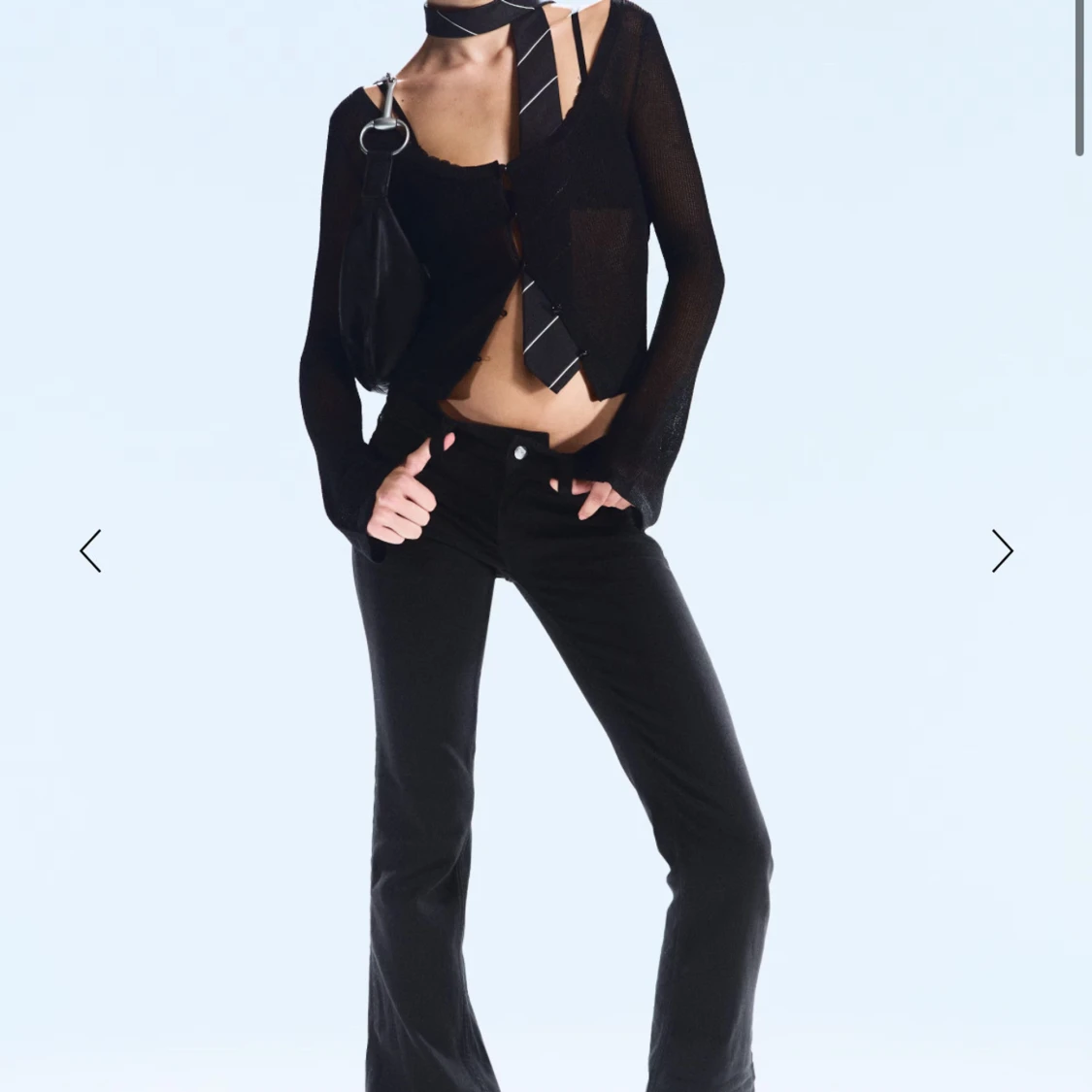 Svarta bootcut jeans från Cheap Monday