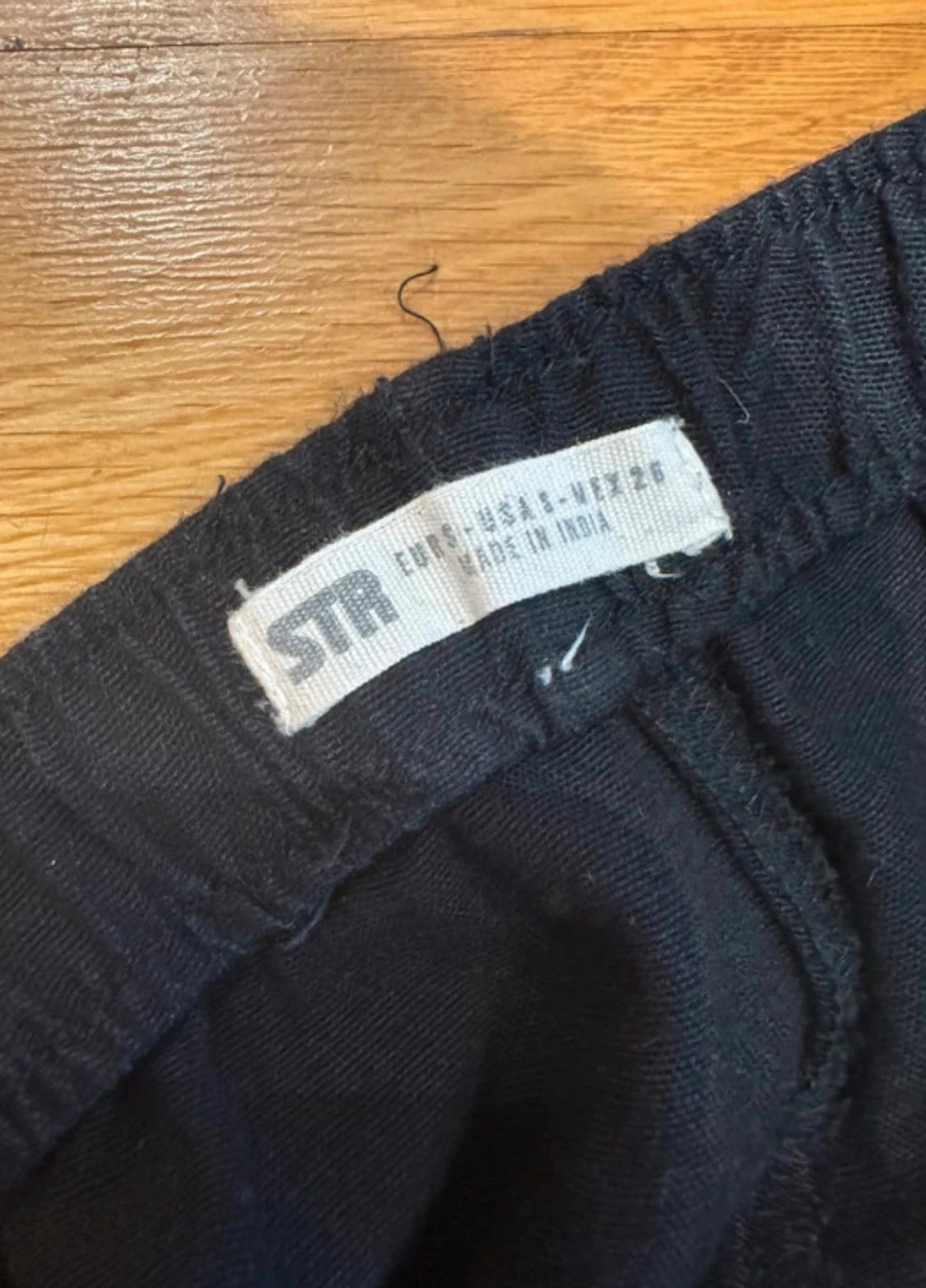 Svarta mjukisbyxor från STR, storlek S - 3