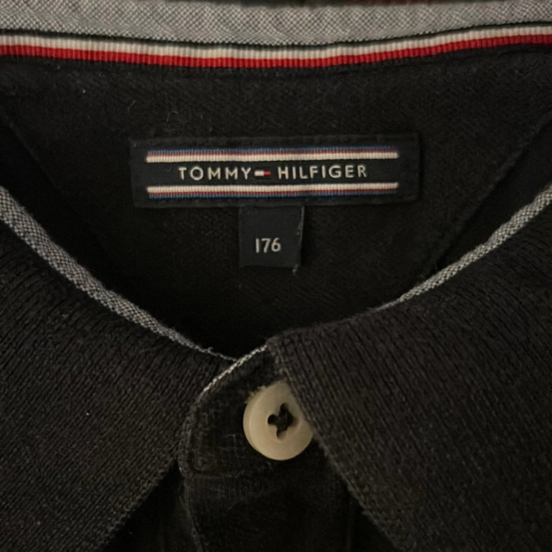 Svart pikétröja Tommy Hilfiger - 2