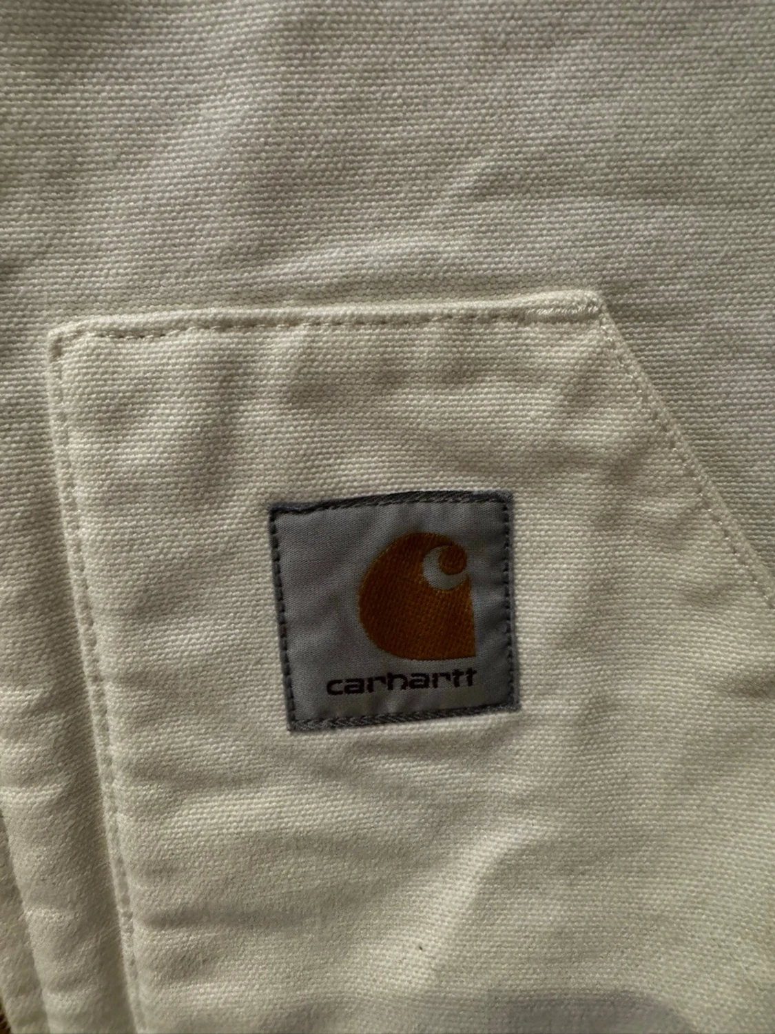 Vit Carhartt väst strl S - 3