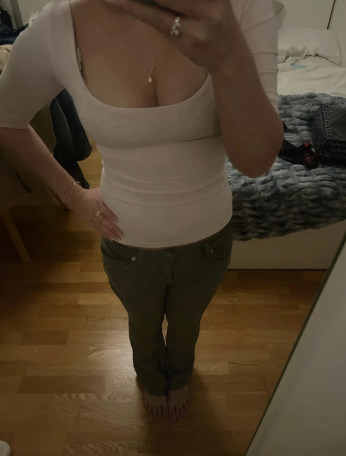 Gröna byxor från lager 157 XS Short💕