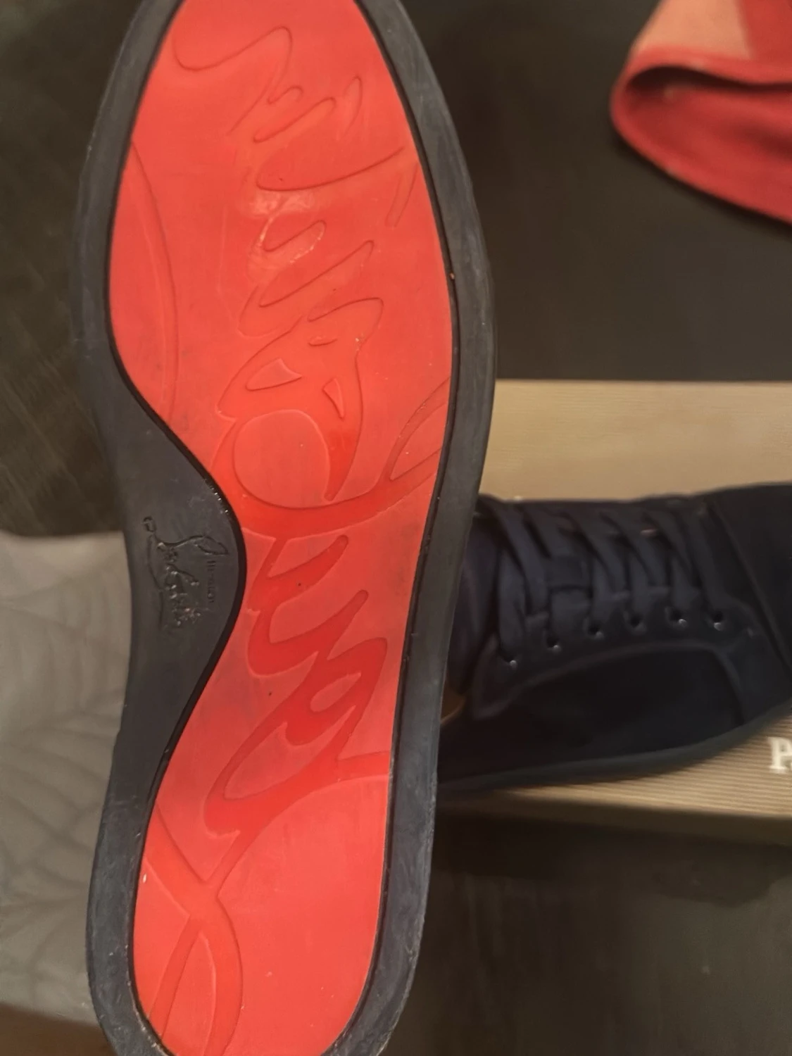 Mörkblå sneakers från Louboutin - 1