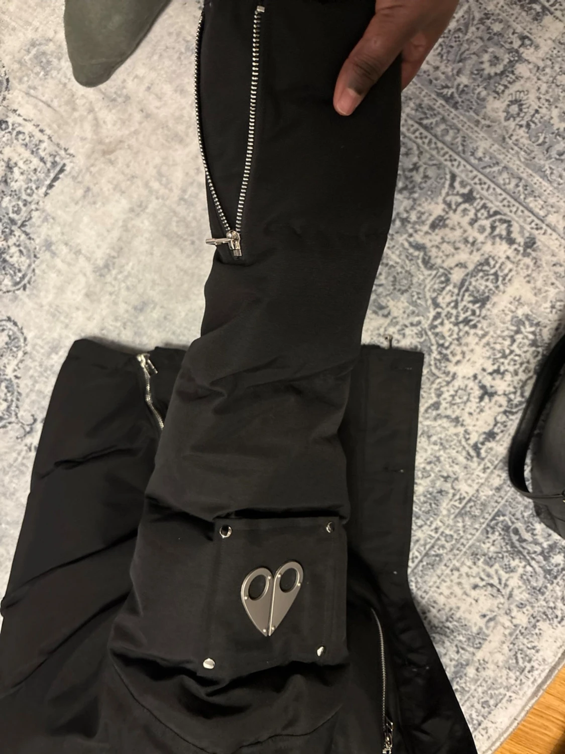 Svart Moose Knuckles dunjacka S - 4