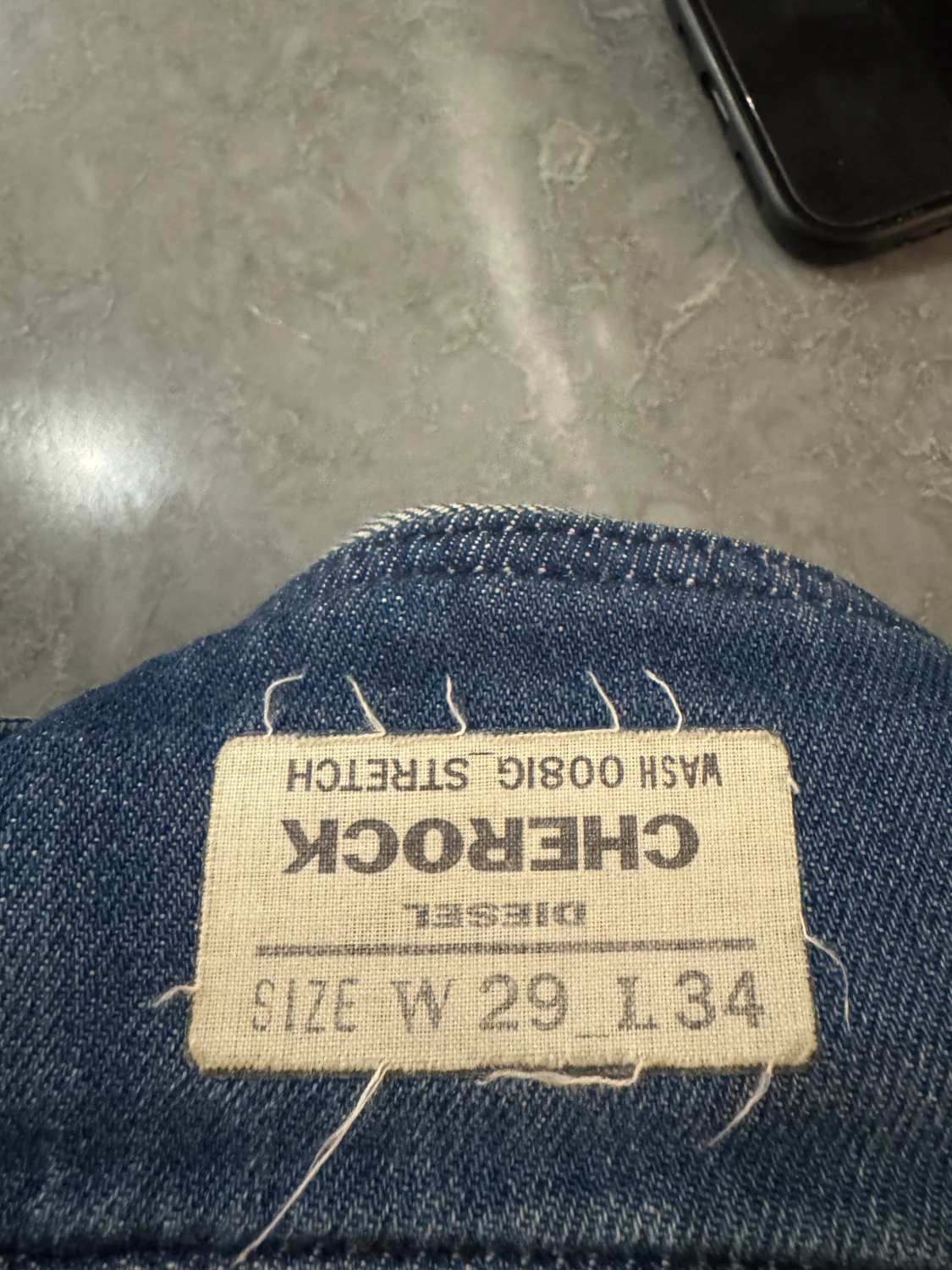 Disel jätte lågmidjade bootcut jeans - 4