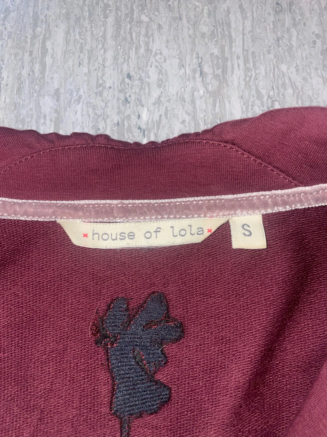 Vinröd kavaj från House of Lola - 5