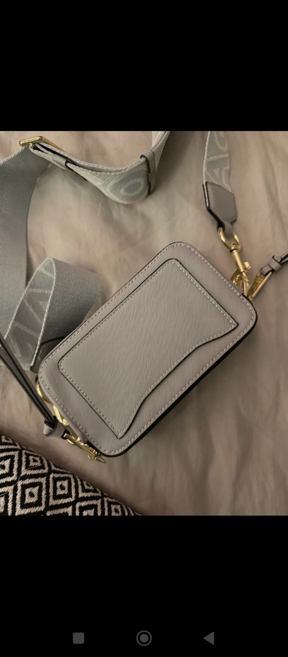 Ljusgrå axelväska Marc Jacobs - 1