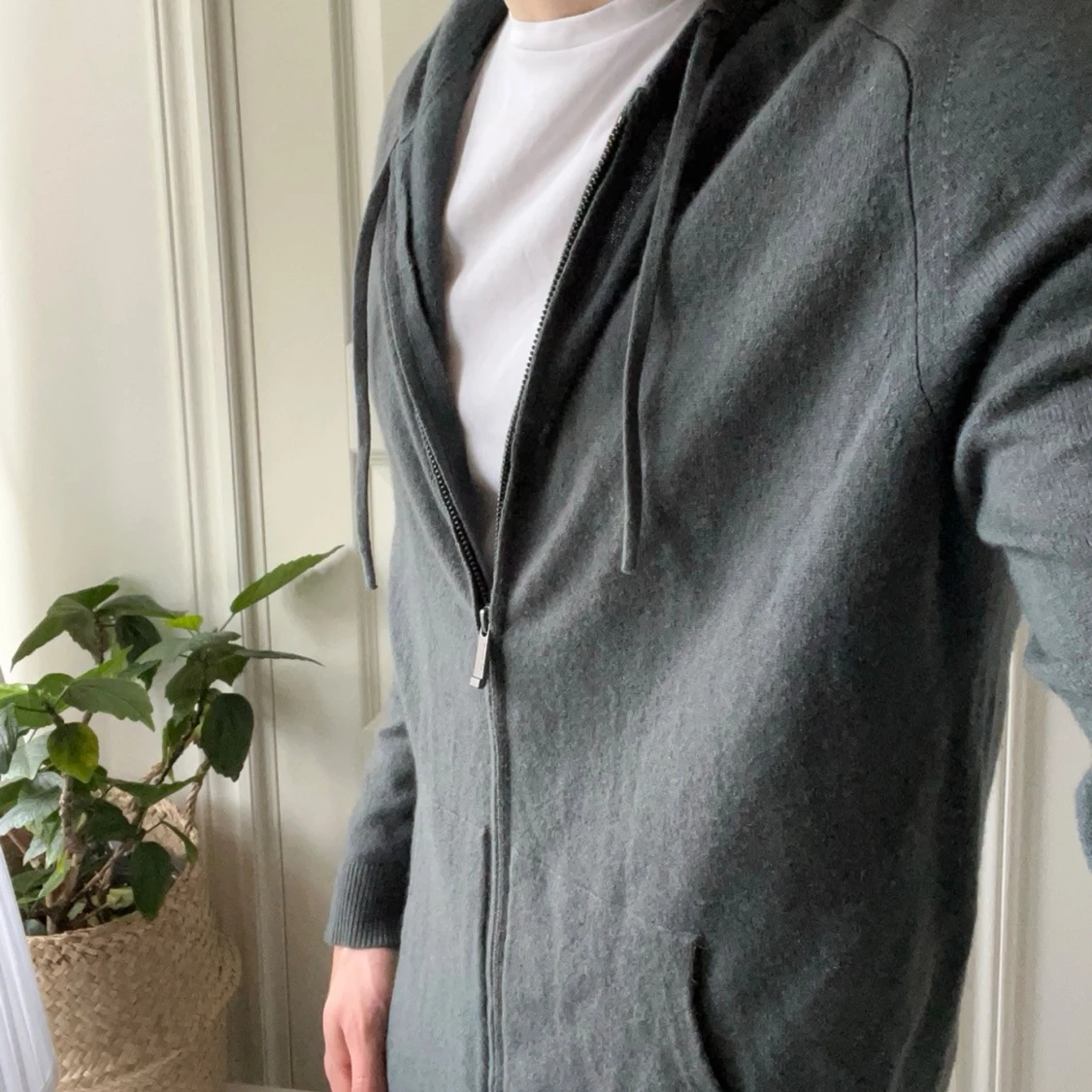 Massimo dutti full zip 100% cashmere  - 6