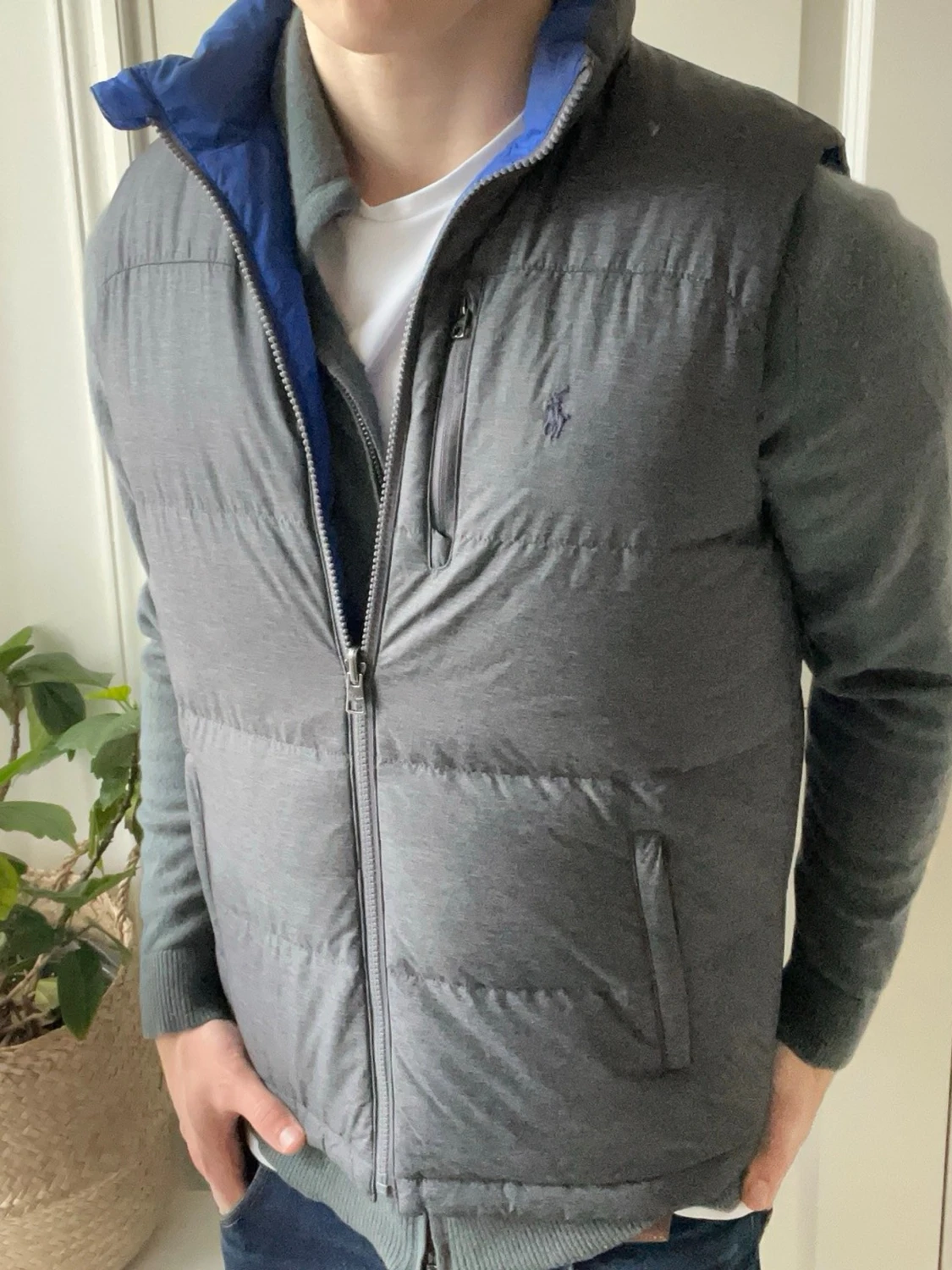 Ralph Lauren dun väst Reversible  - 4