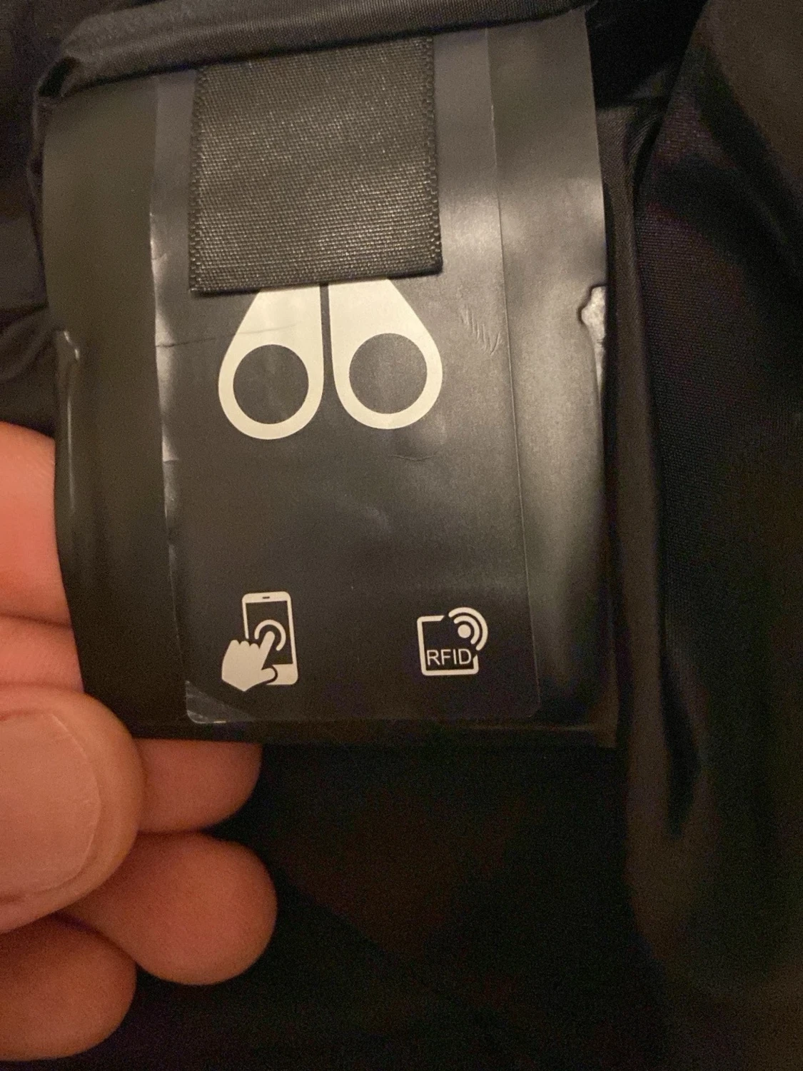 Svart Moose Knuckles dunjacka med päls - 1