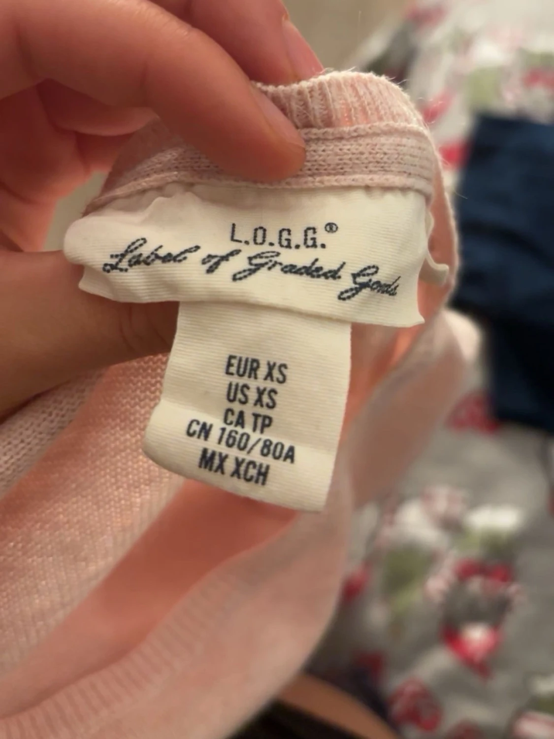 Ljusrosa stickad tröja - 5