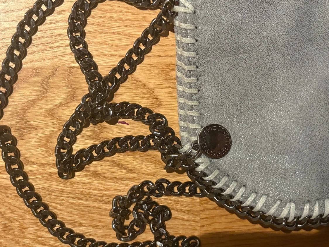 Grå axelväska Stella McCartney Tiny - 2