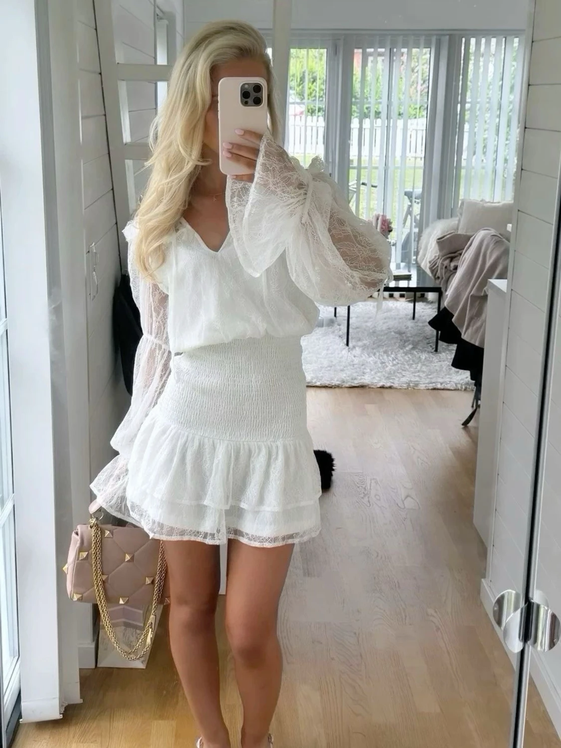 Studentklänning Vit klänning 