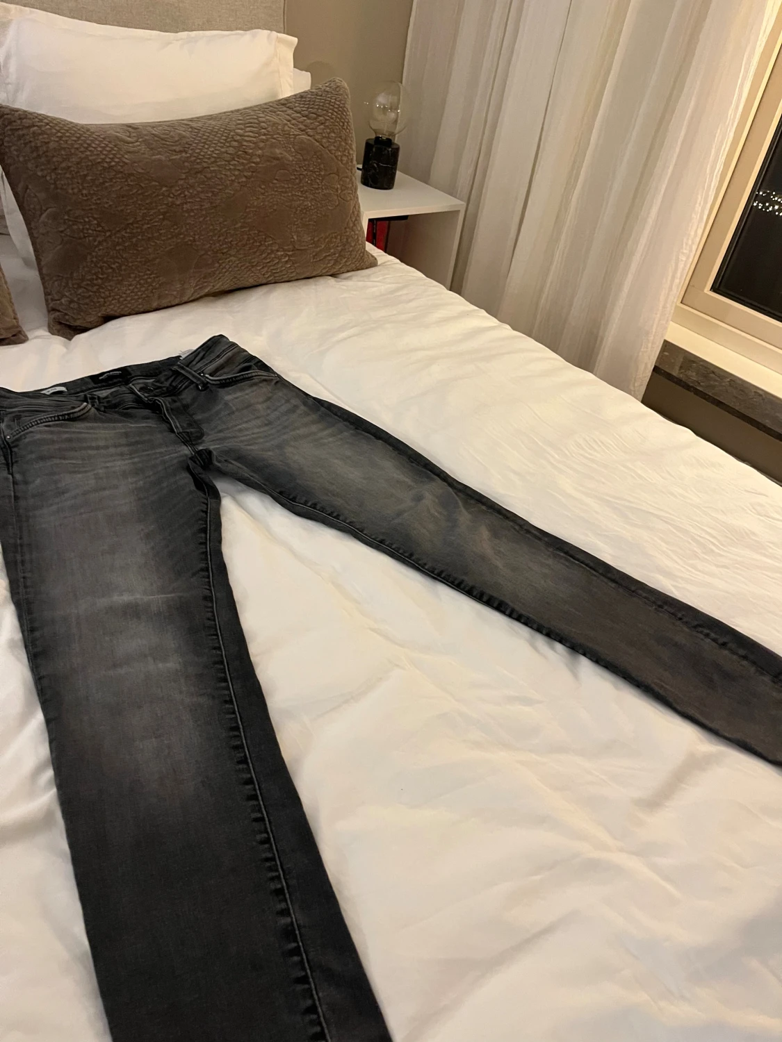 Slim Glenn svarta jeans Jack & Jones W30 L32