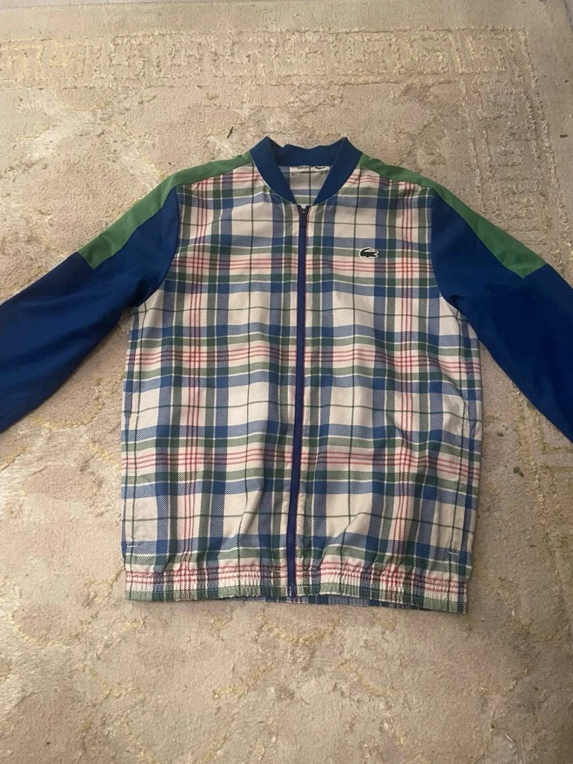 Rutig bomberjacka från Lacoste