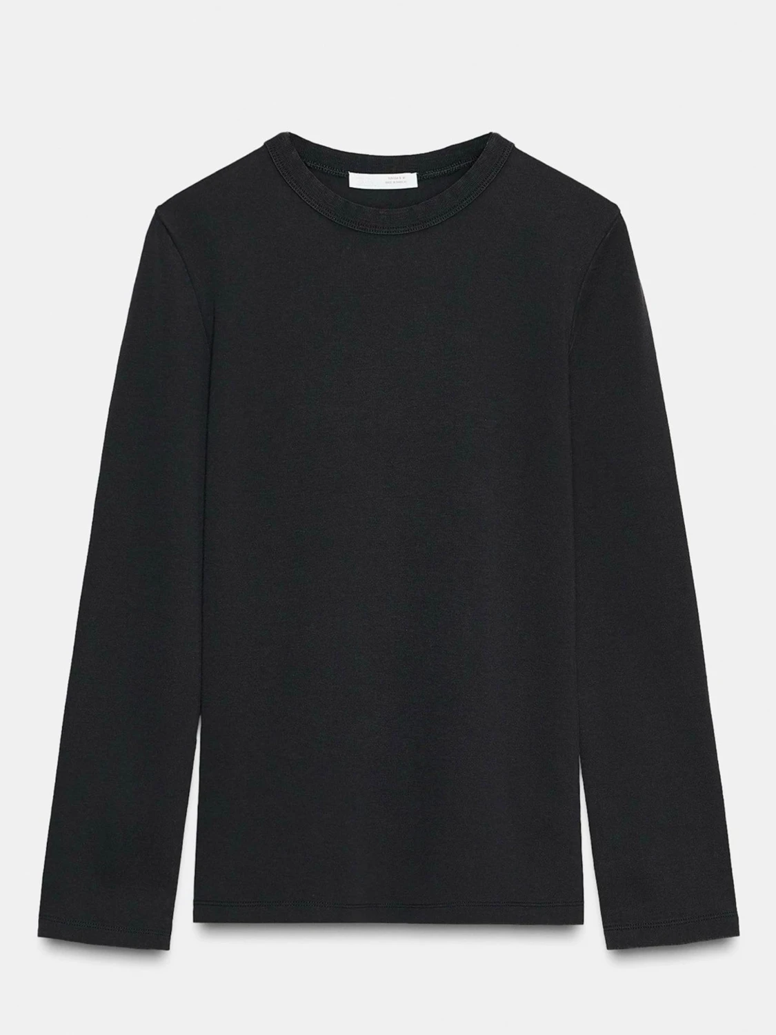 Svart långärmad basic tröja