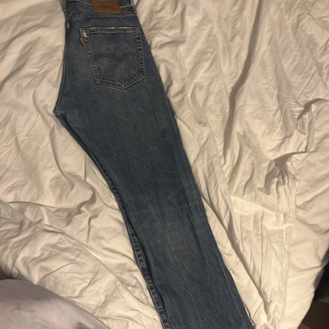 Levi's 501 blå jeans straight fit - 2