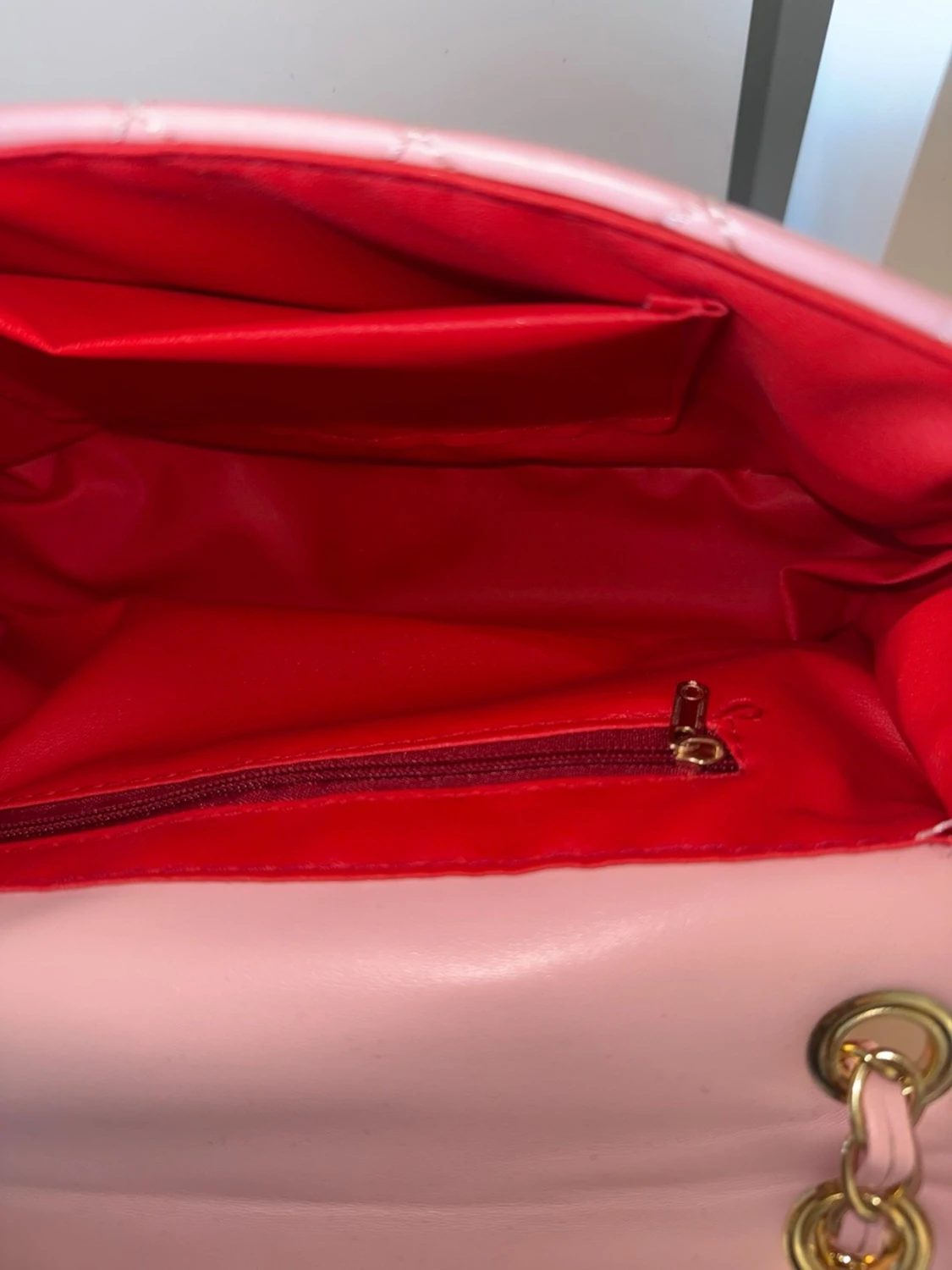 Rosa söt liten märkes axelväska - 4