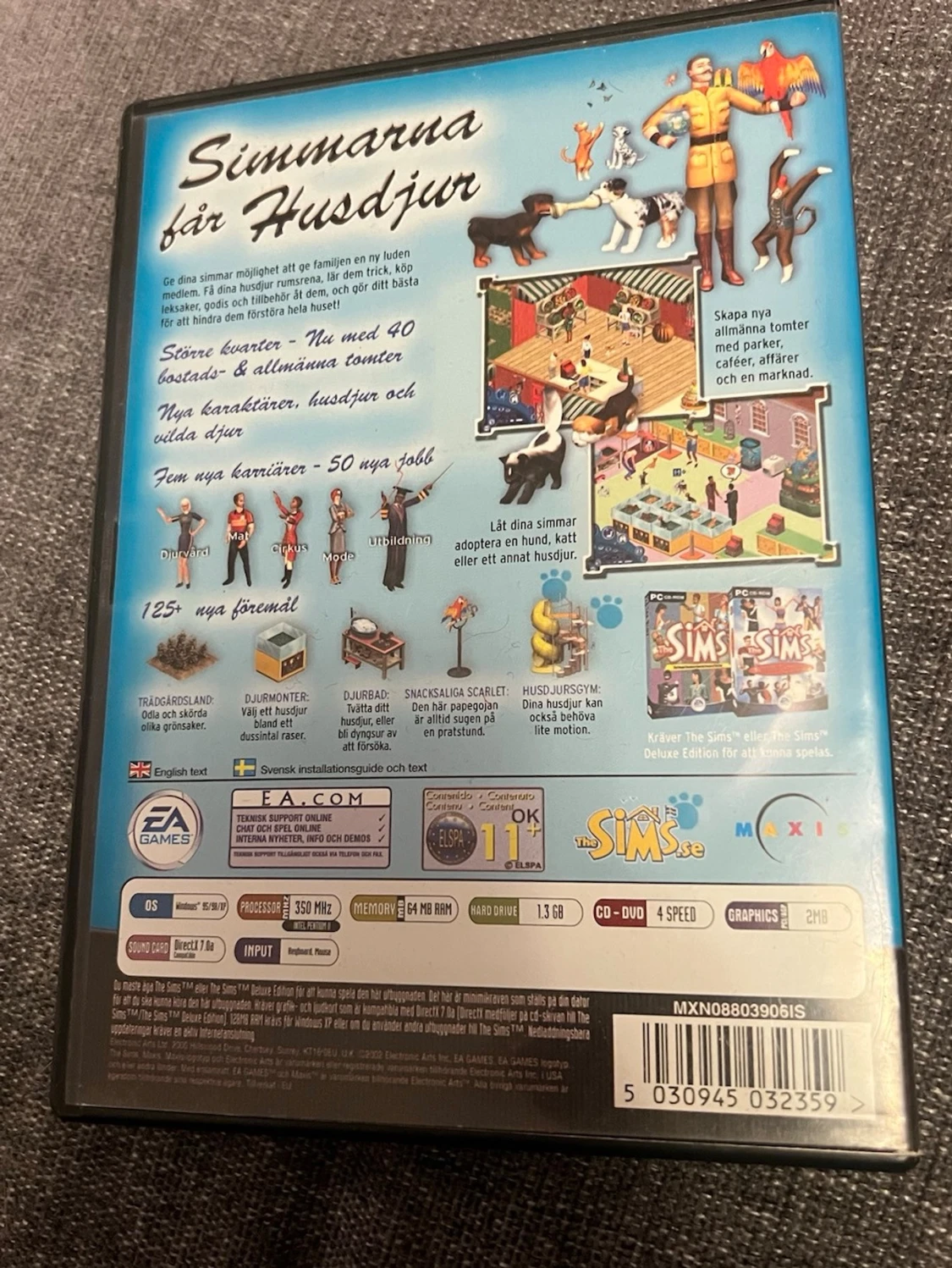 The Sims PC-spel samling (Unleashed, Hot Date, Historier Från en öde ö) - 2