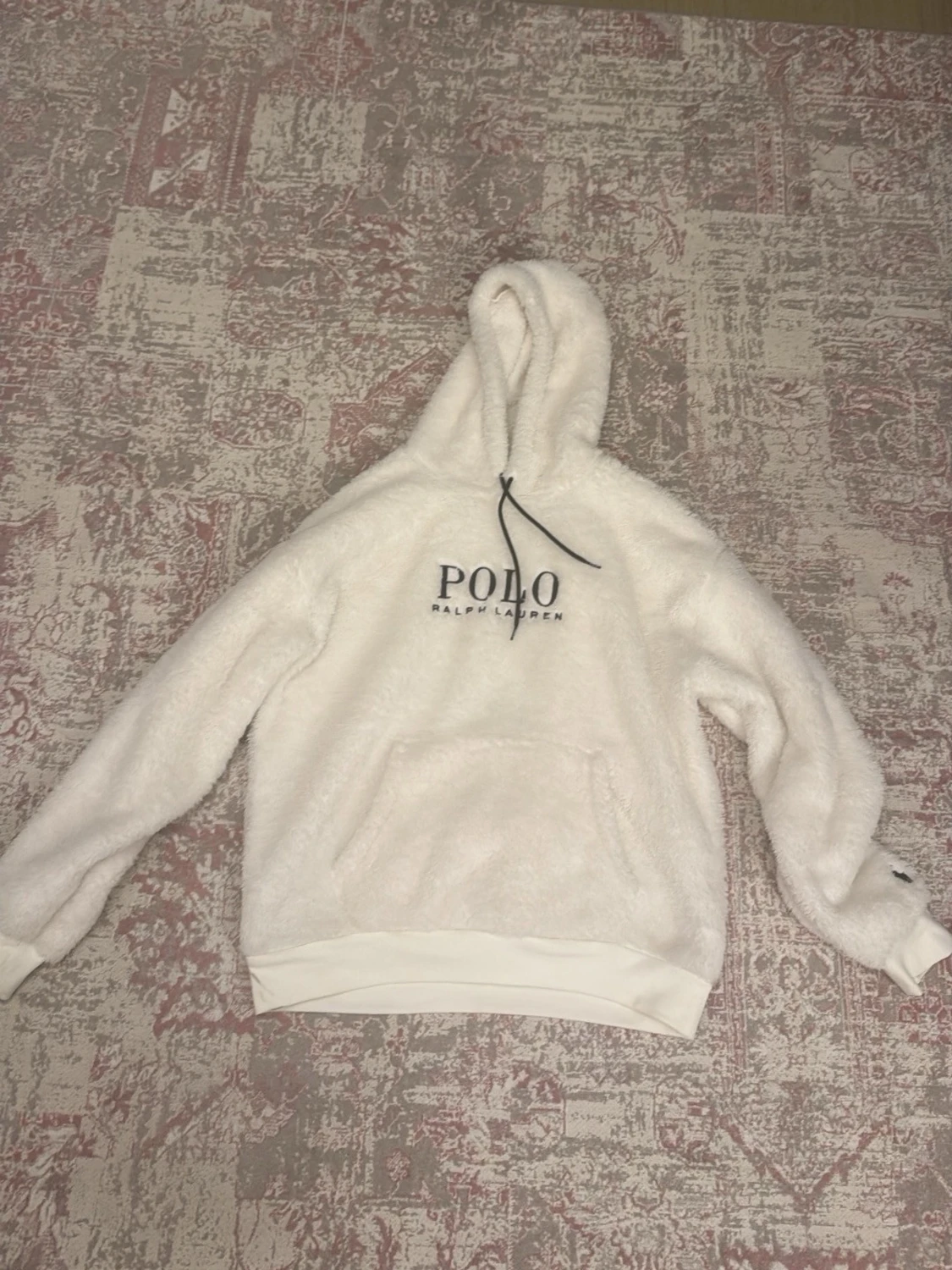 Polo Ralph Lauren teddy hoodie – vit
