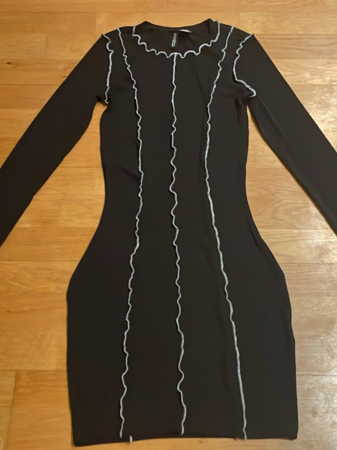 Svart bodycon klänning Divided XS