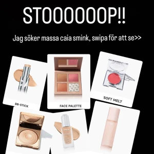 SÖKER CAIA SMINK!! - Vill helst att man ska ha minst två saker till salu, köper helst genom vinted och det ska vara oanvänt/testat och prisvärt🥰🙏🏼
