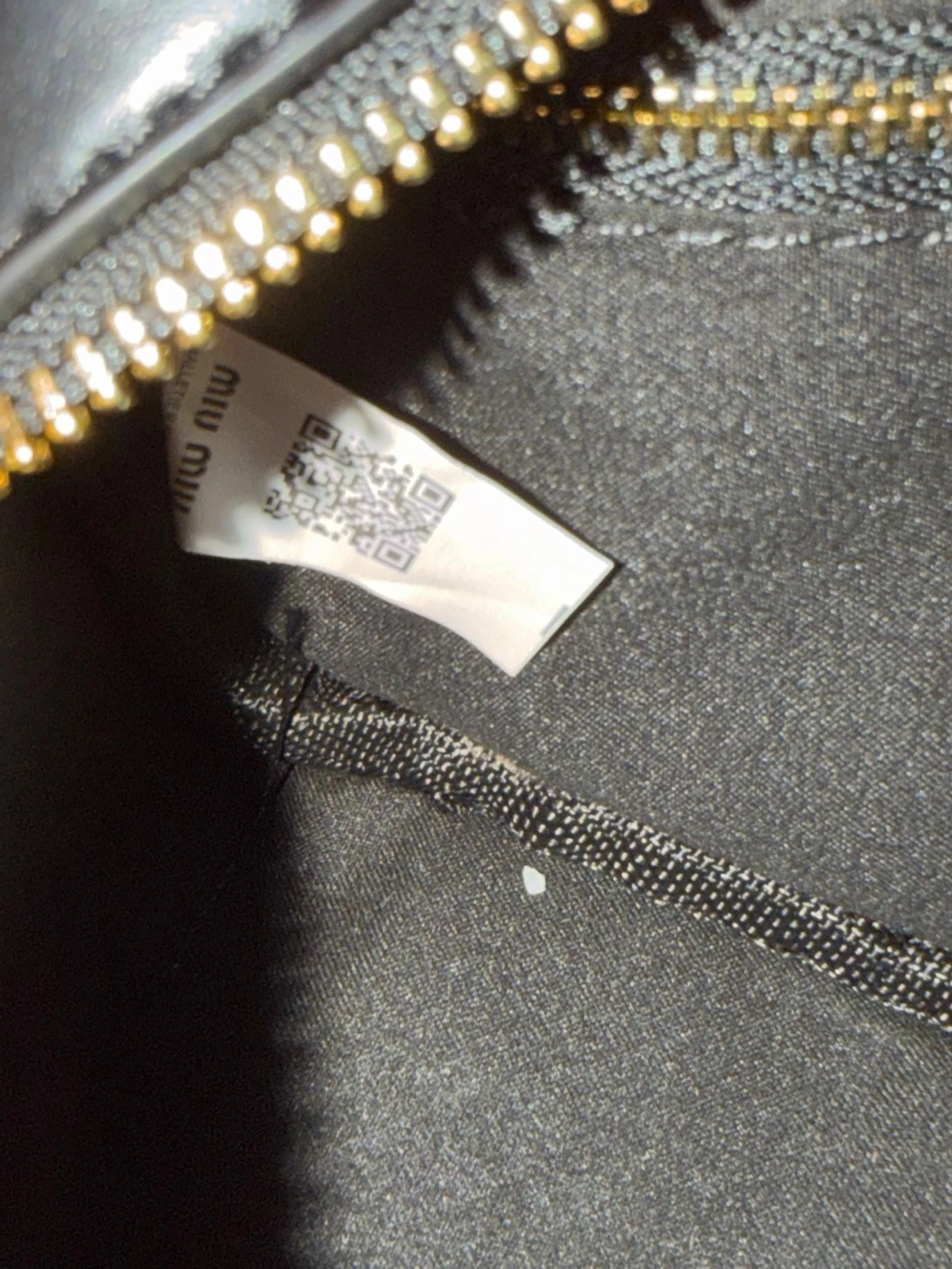 Miu Miu black leather purse/bag - 3