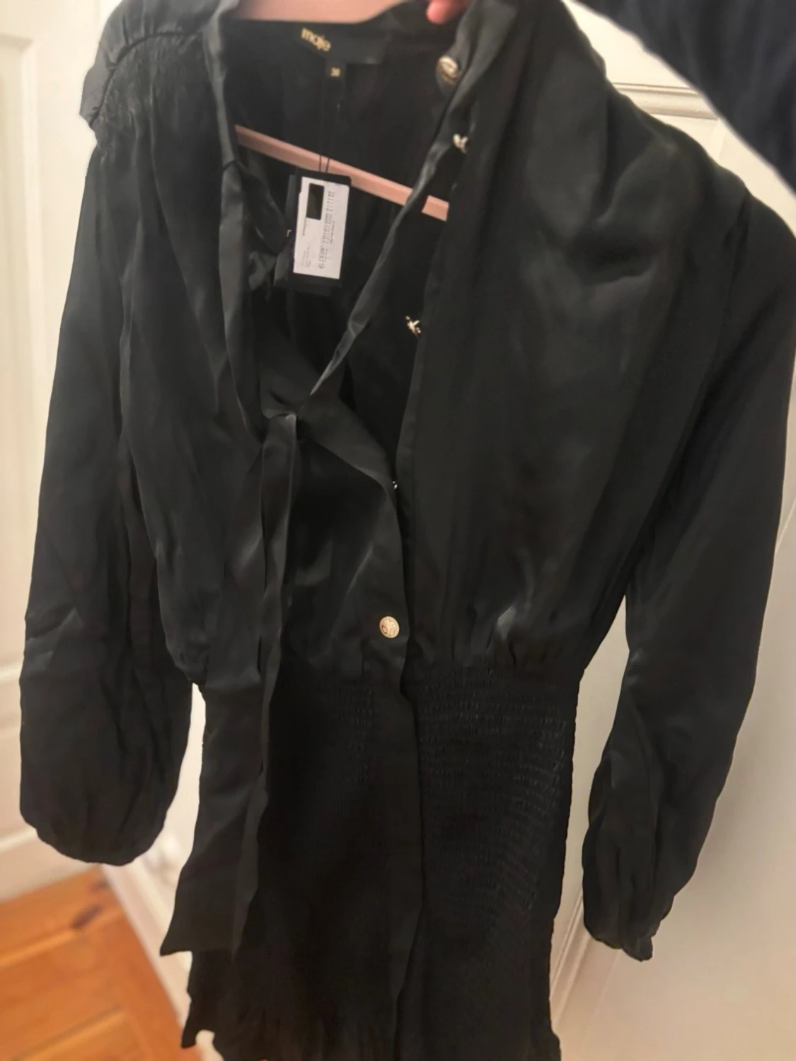 Svart kortklänning från Maje - 1