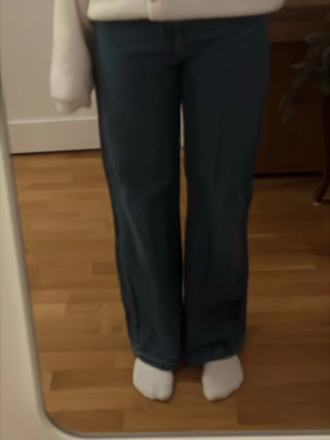 Blå wide jeans från ONLY, 26/32 - 1