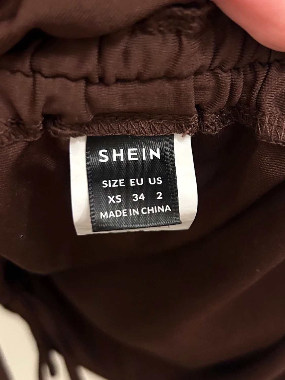 Brun långärmad kortklänning från SHEIN - 3