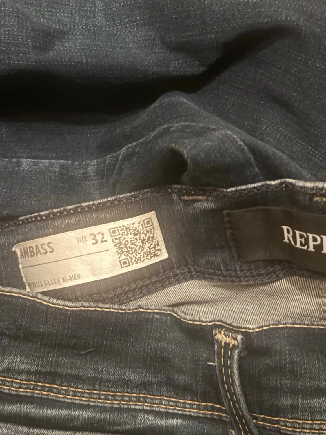 Replay Anbass jeans blå, storlek 32 - 2