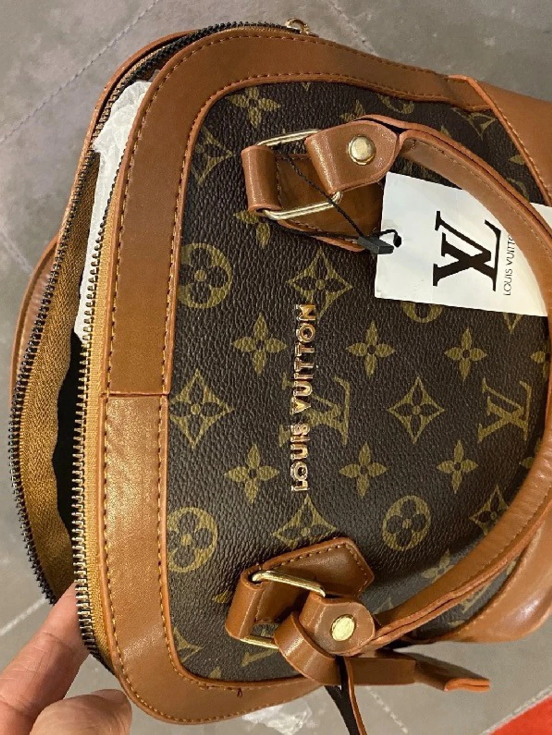  brun handväska  - 2