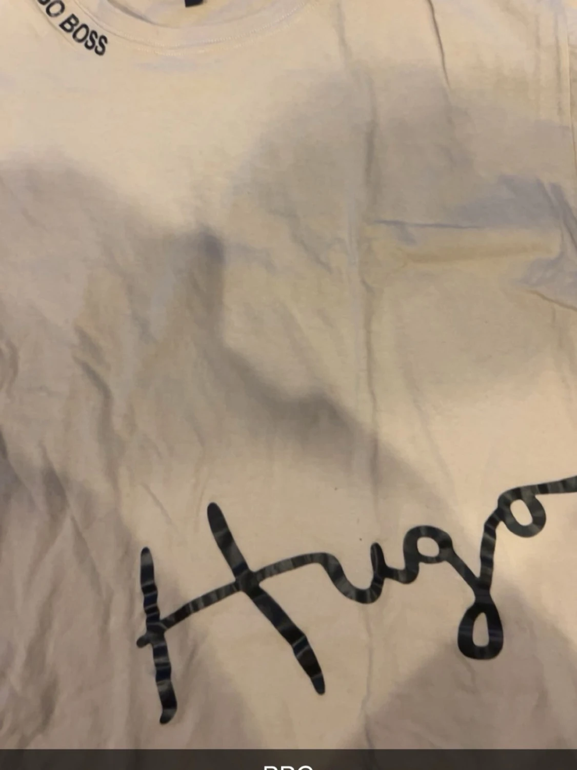 Beige Hugo Boss t-shirt med tryck - 1