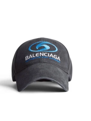 Balenciaga - Balenciaga surfer logo cap in washer black. Sz S, adjustable 
