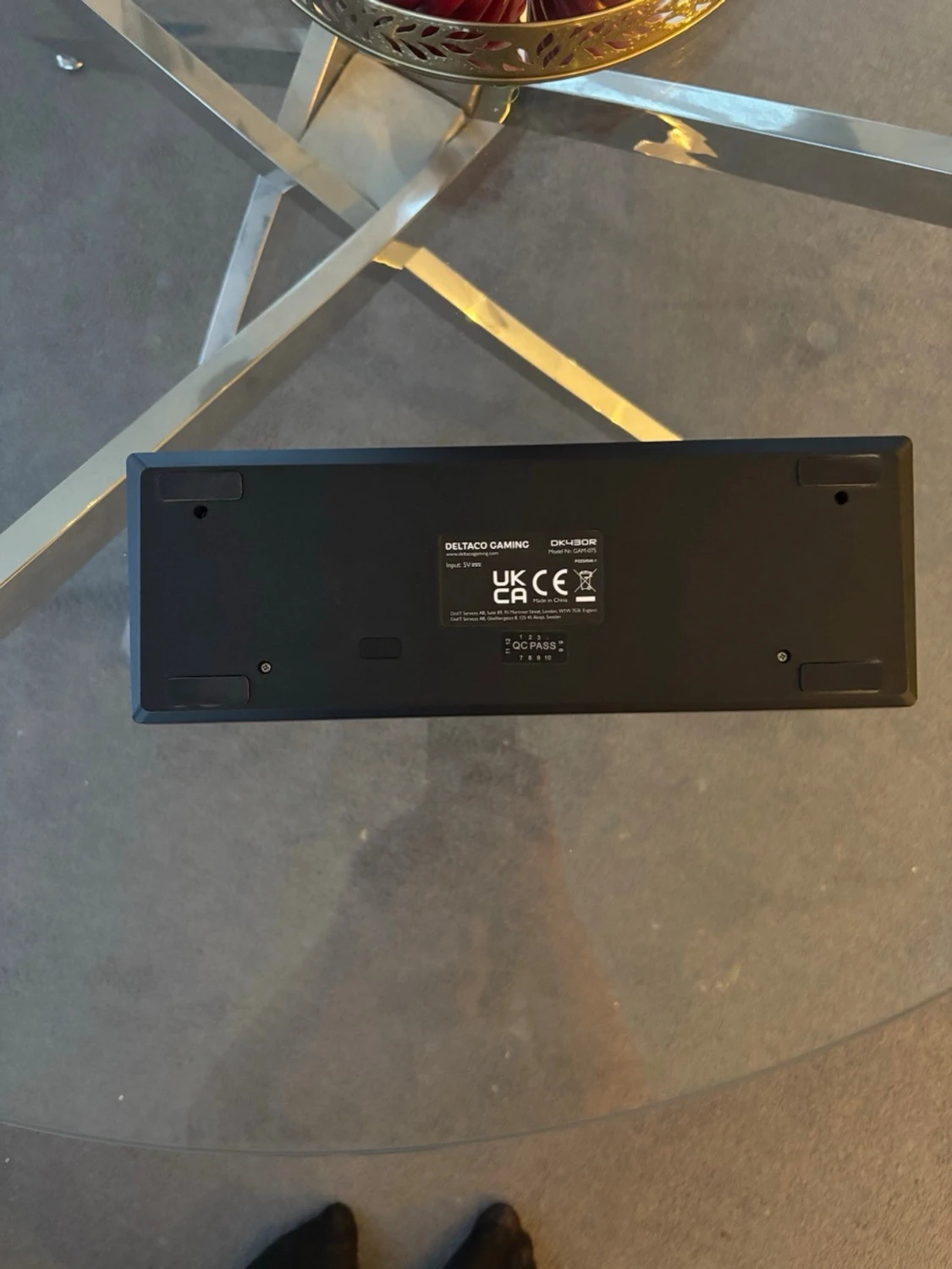 Deltaco Gaming DK430R tangentbord - 1