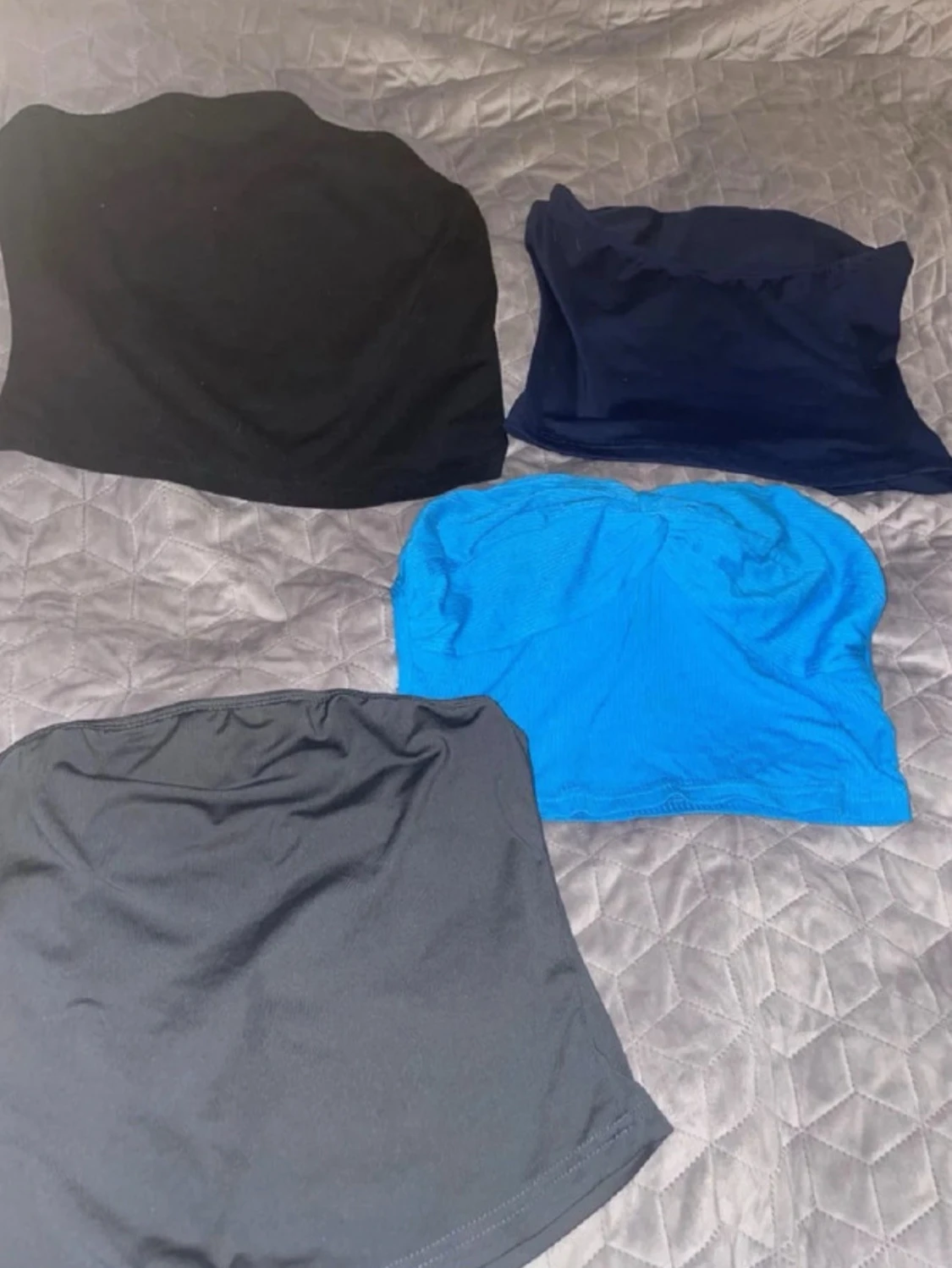 4-pack bandeau toppar i olika färger - 1