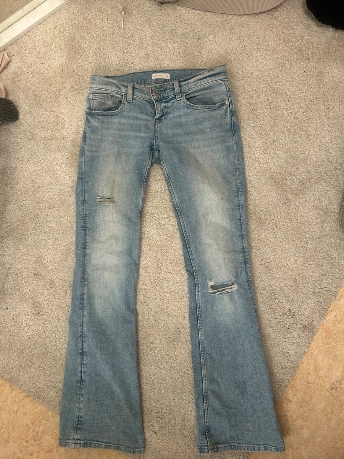 Lågmidjade jeans - 1