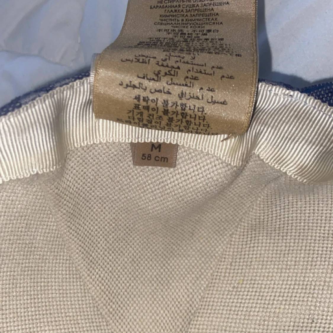 Gucci keps med GG-mönster marinblå - 4