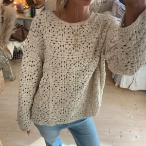 Stickad tröja - SÅÅ snygg❤️🤗