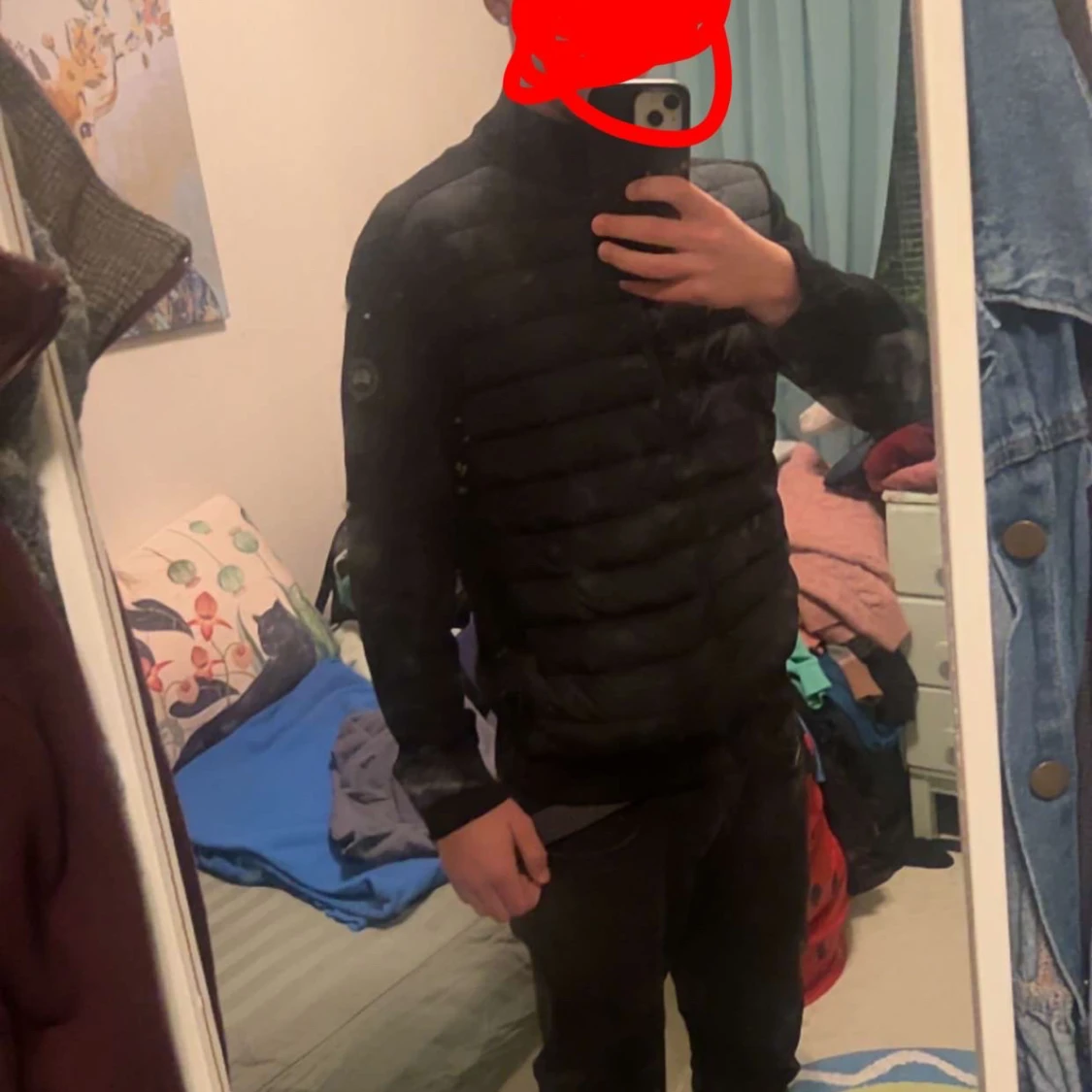 Svart Canada goose cardigan