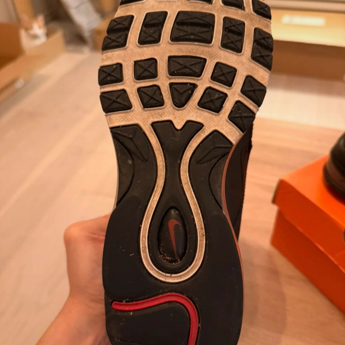 Nike Air Max 97 svart/vit strl 42 - 3