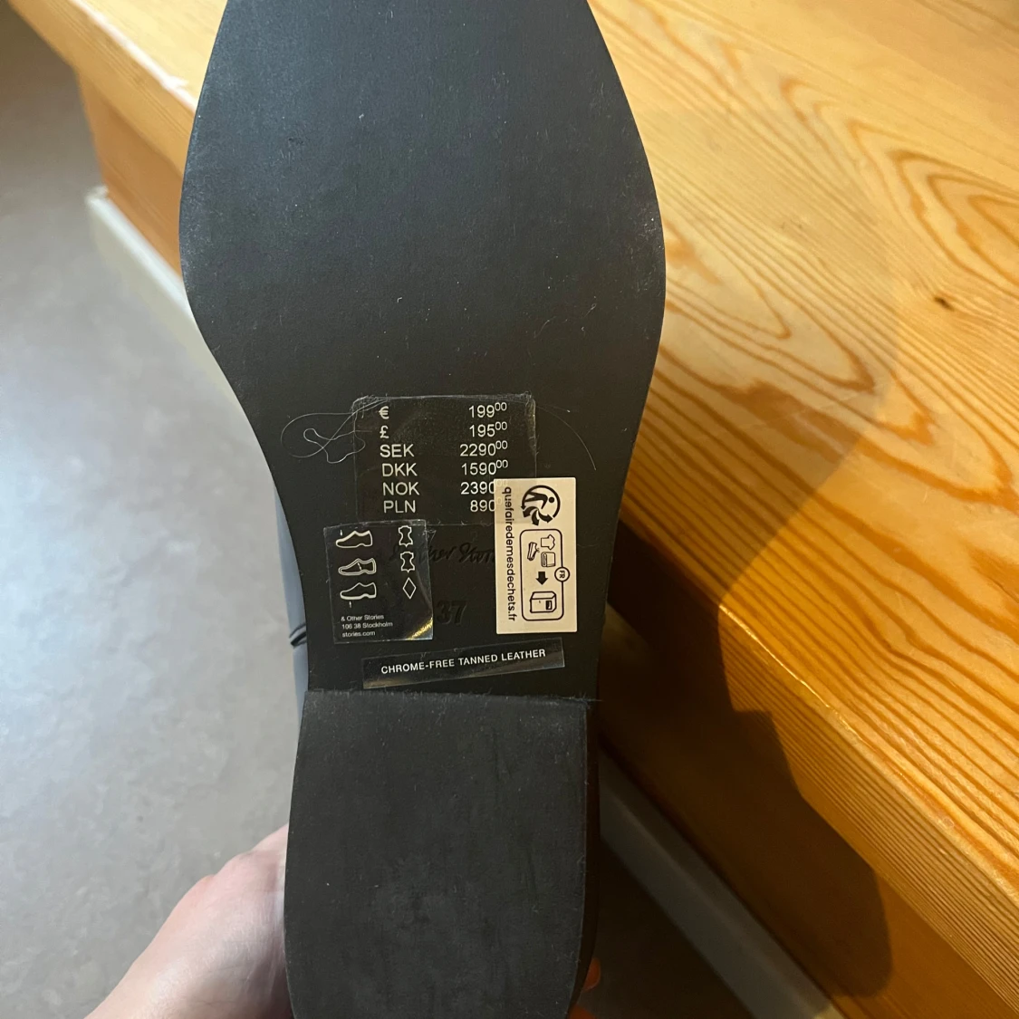 Helt nya chelsea boots i skinn, & Other Stories strl 37 - 2