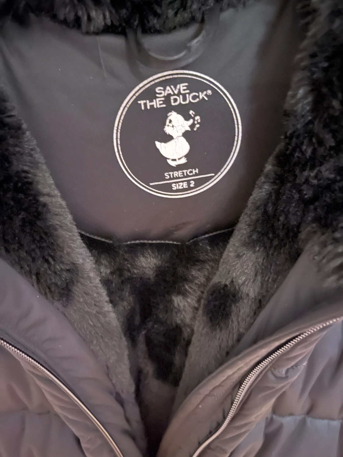 Svart pufferjacka Save The Duck - 3