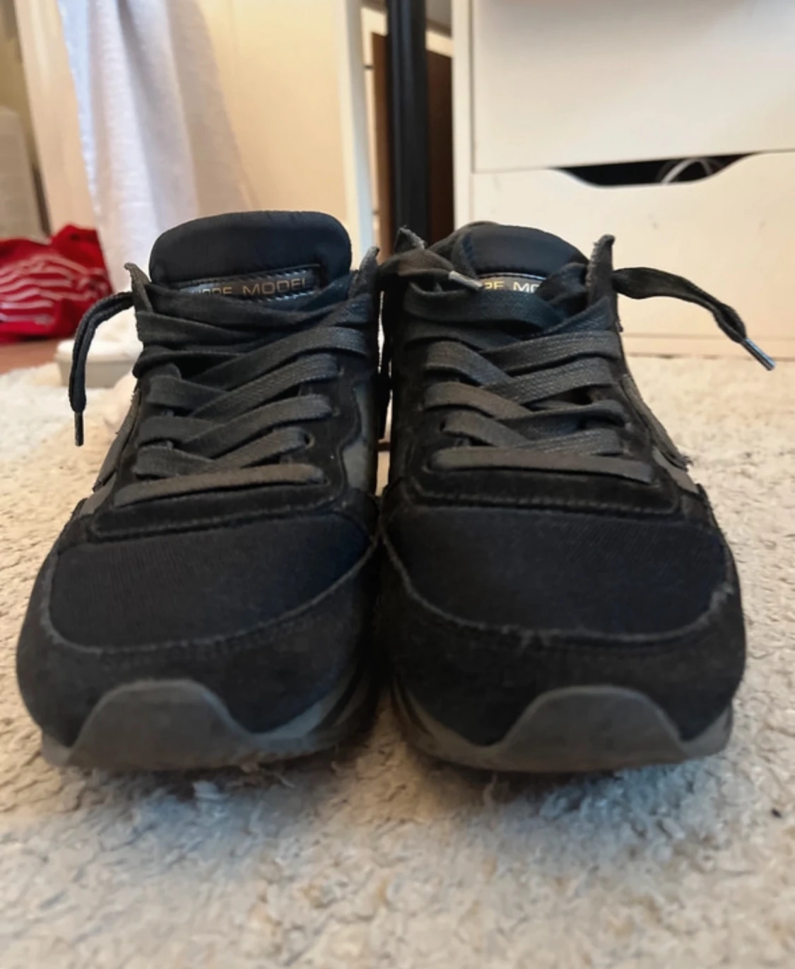 Svarta Philippe Model sneakers - 1