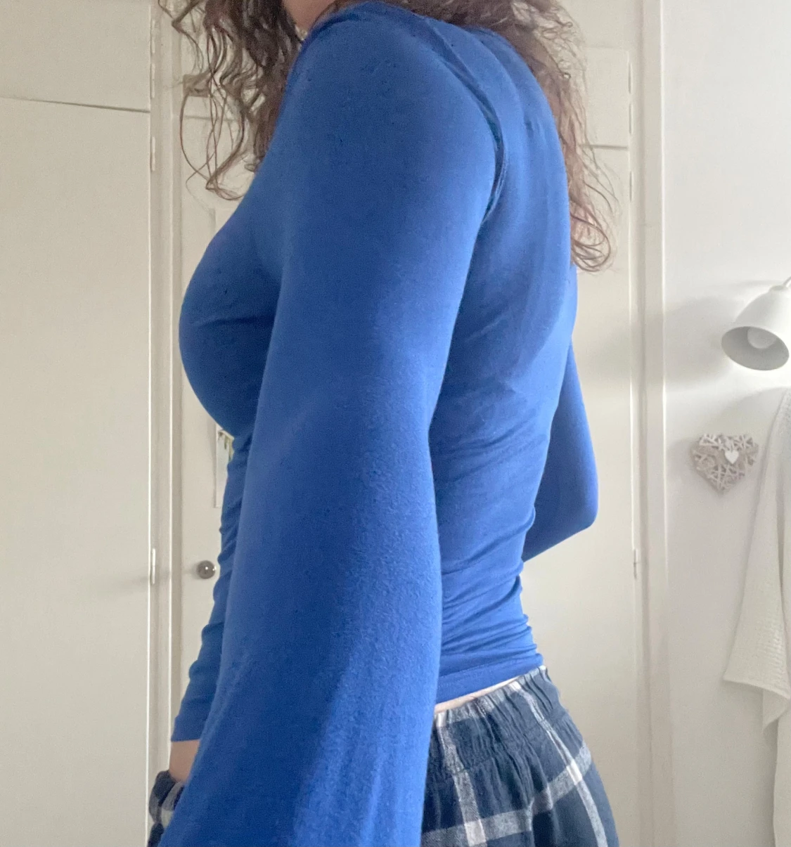 Blå långärmad tröja - 2