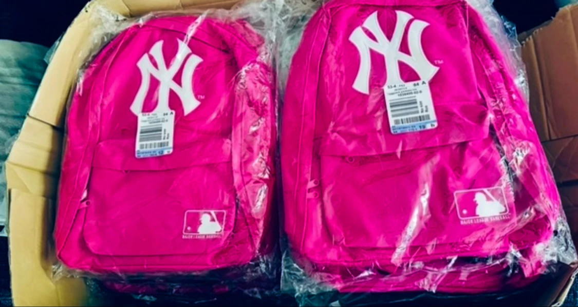 Rosa New York Yankees ryggsäck - 2