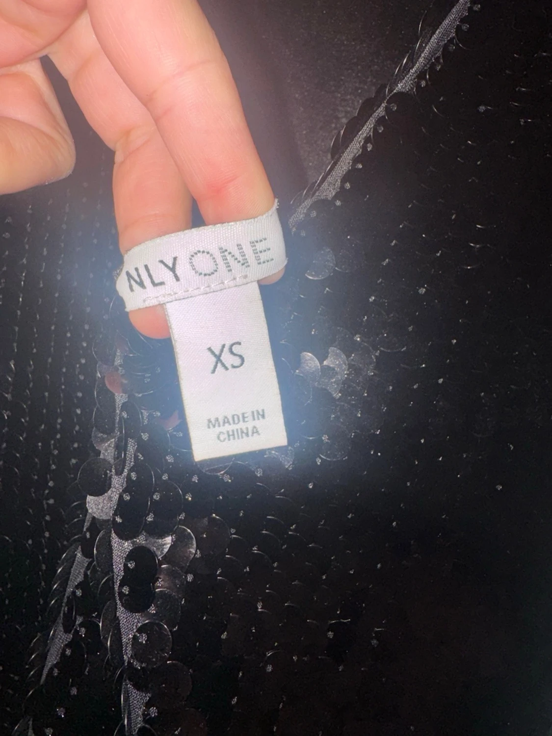 Svart paljettklänning/rosa klänning  - 2