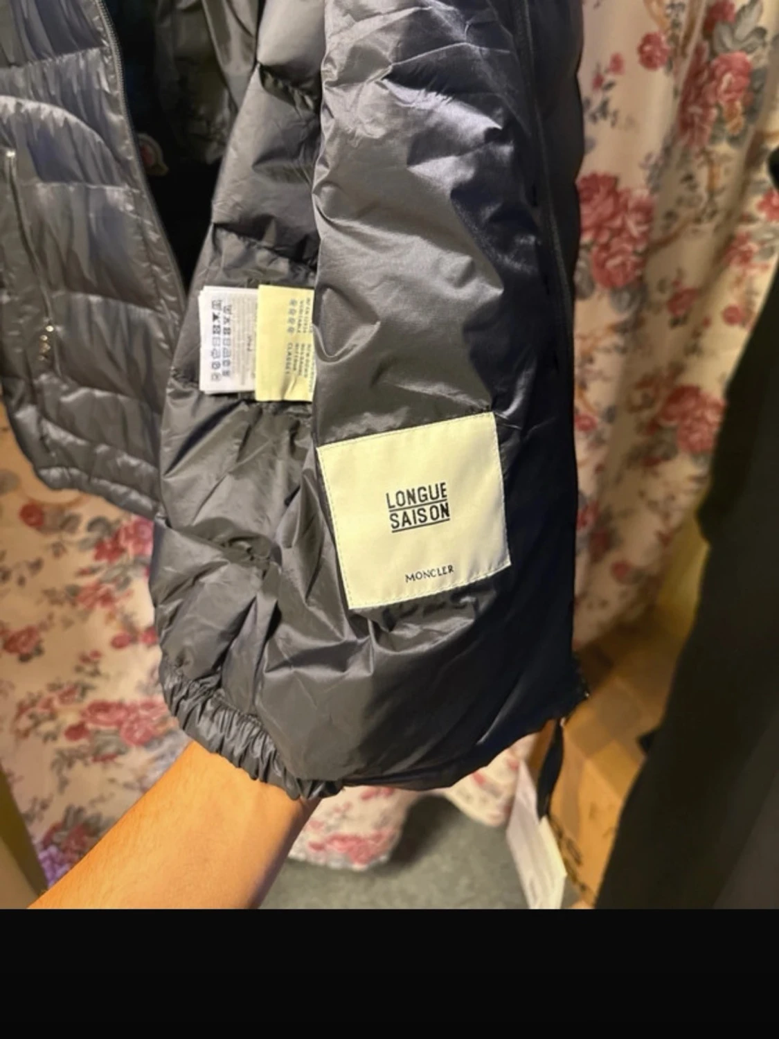 Svart Moncler pufferjacka - 2