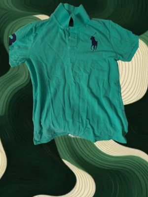Ralph lauren polo  - Grön Ralph Laurent polo. Stl M. Använd fåtal gånger och är i bra skick 