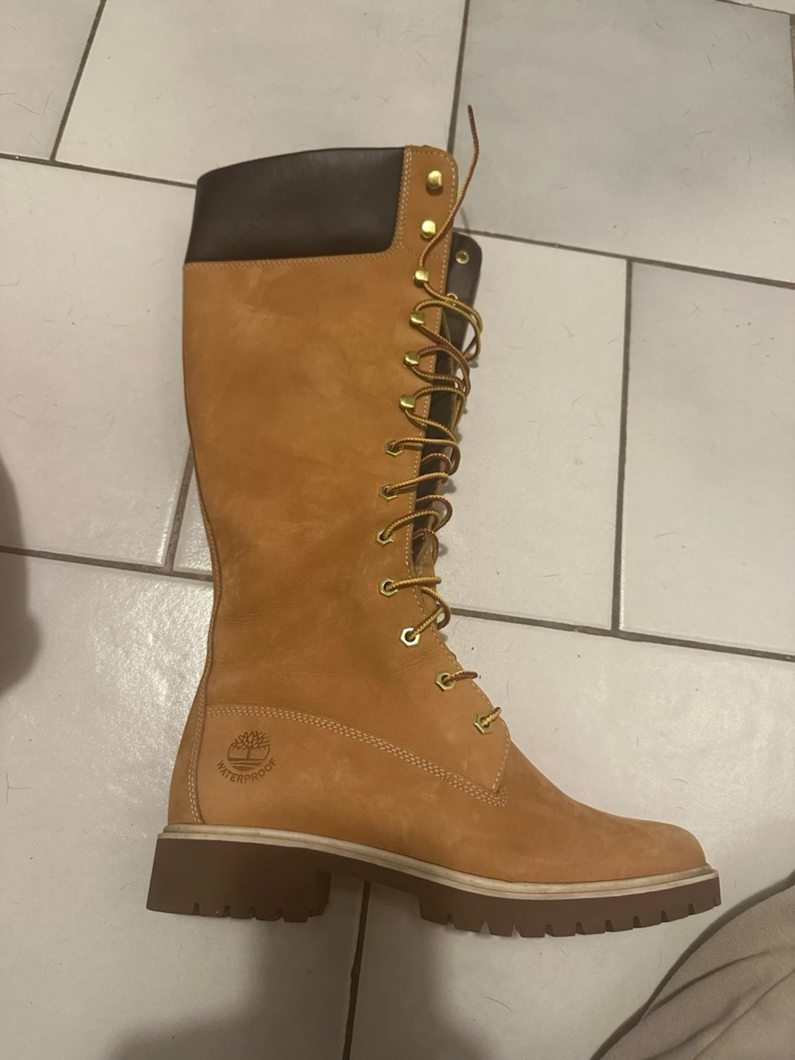 Timberland höga snörade boots mocka - 3